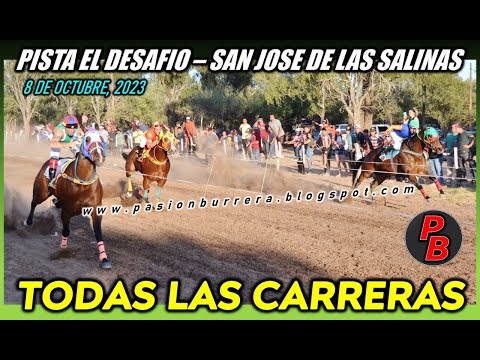 CARRERAS PISTA EL DESAFIO - SAN JOSE DE LAS SALINAS (08-10-2023)