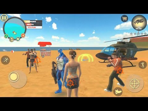 Rope Hero Vice Town - Police Car dance - New Update 2020 - Android Gameplay FHD # 1