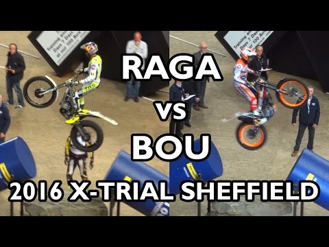 Adam Raga vs Toni Bou - Sheffield X-Trial 2016 (Round 1)