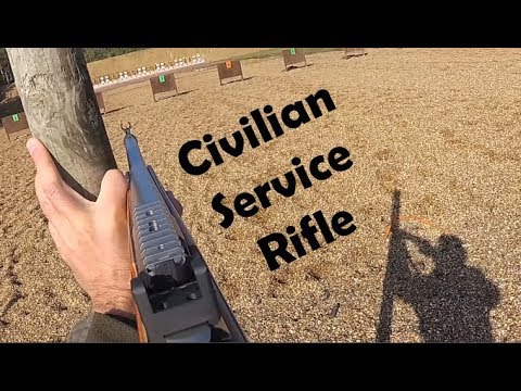 Civilian Service Rifle, Bisley, UK, October 2019:  Tikka T3x Arctic / Canadian Ranger C19