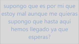 contigo o sin ti  -  porta  (letra)