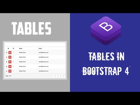 09. Tables in Bootstrap 4