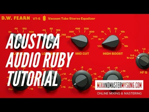 Acustica Audio Ruby Tutorial