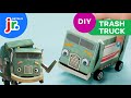 DIY Trash Truck From A Milk Carton Fun Crafts For Kids Netflix Jr