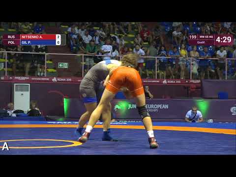 Qual. WW - 55 kg: A. NITSENKO (RUS) v. P. GIL (POL)