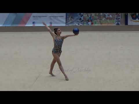 Valeria VATOVA (BUL) ball - 2020 Corbeil senior EF