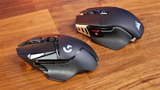 Corsair M65 RGB Ultra Wireless vs Logitech G502 Lightspeed -