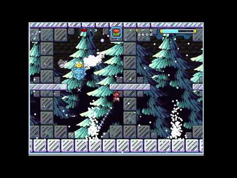 Super Mario Bros.X(SMBX 1.4.5) FrozenblocKing (Custom Boss)