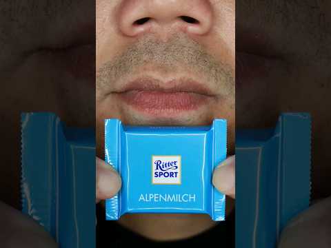 ASMR | ALPENMILCH Ritter SPORT mini #DoctorTristanPeh #ASMR #shorts#viral