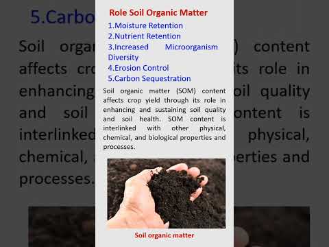 , title : 'Importance of Soil Organic Matter #shortvideo#agriculture #soil fertility #organic matter#@patelp23'
