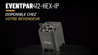 Algam Lighting EVENT PAR 412 HEX-IP - Par LED 4 x12W RGBWA+UV IP65 sur batterie - Video