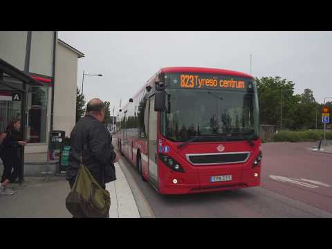 Sweden, Stockholm, 4 minutes bus 823 ride from Trollbäcken Centrum, direction Tyresö Centrum
