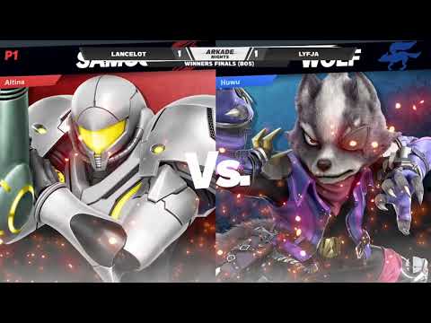Arkade Nights #1 Winners Final - Lancelot (Wolf, Ness) Vs. Lyfja (Samus)