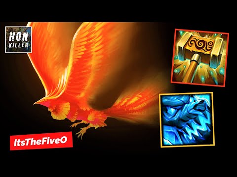 HoN Amun-Ra MOCK OF BRILLIANCE with FROSTWOLF'S SKULL