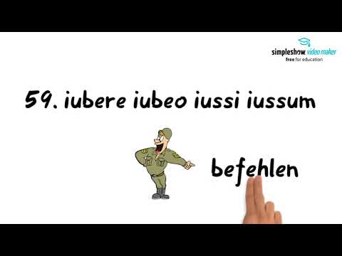 Latein - Einfach erklärt: Vokabeln lernen - die 100 wichtigsten Verben Teil 6 (51-60)