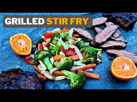 Grilled Stir Fry Recipe for Steak or Chicken