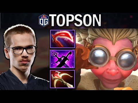 OG.TOPSON SNAPFIRE WITH 18 KILLS - DOTA 2 7.29 GAMEPLAY