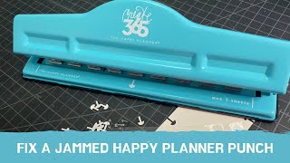 Fix a Jammed Happy Planner Punch