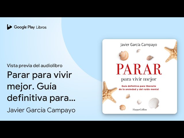 Vídeo relacionado con Parar para vivir mejor