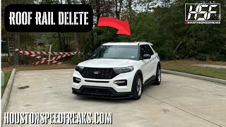 Explorer ST Roof Rail Delete