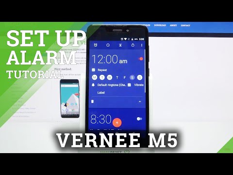 How to Add Alarm Clock in Vernee M5 - Set Up an Alarm Clock