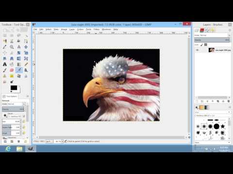How to Emboss Text in GIMP