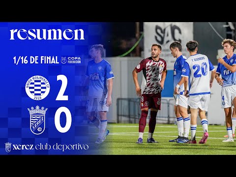 Resumen del Unión Molinense CF 2-0 Xerez CD (1/16 de final de Copa Federación)