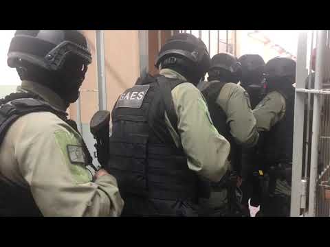 Susepe faz operação após homem arremessar itens no presídio