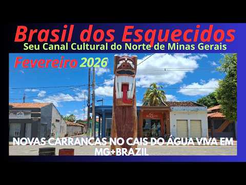 NOVAS CARRANCAS NO CAIS DO ÁGUA VIVA EM ITACARAMBI-MG+BRAZIL #reportagens #vidanosertão 