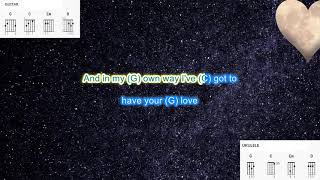 In My Own Way (no capo) by The Marshall Tucker Band play along with scrolling guitar chords &amp; lyrics