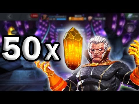50 X Uncollected Daily Crystals + 5 Star Crystal | Marvel Contest of Champions