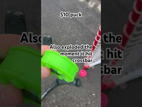 Street hockey pucks cheap to expensive 🔥 #shorts #youtubeshorts #hockey #streethockey#fail#cheapest