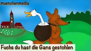 Kinderlieder deutsch - Fuchs du hast die Gans gestohlen - Kinderlieder zum Mitsingen