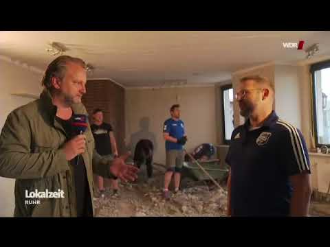 WDR Lokalzeit Ruhr zu Gast bie Blau-Weiß Mintard