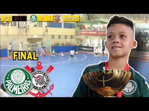 Gol do Gui na final do Campeonato Paulista - União de Clubes | Palmeiras x Corinthians | SUB 10