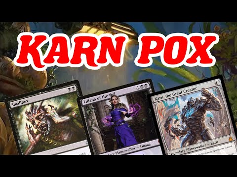 KARN POX! Legacy Monoblack Smallpox Resource Denial Deck MTG