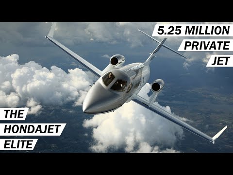 The HondaJet Elite: $5.25 Million Private Jet Hitting 486 MPH