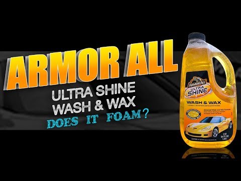 ArmorAll Ultra Shine Wash & wax Does it foam