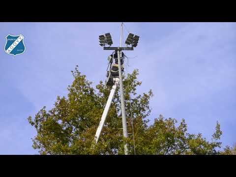 AGOVV Nieuwe LED stadion verlichting