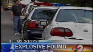 preview picture of video 'Explosive found in Vandalia home'