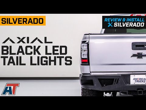 2014-2018 Silverado 1500 Axial Black LED Tail Lights Review & Install