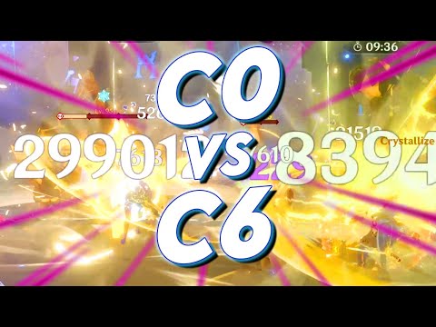 C0 is BUSTED GOOD | C0 vs C6 Genshin Eula Showcase | Eula Gameplay | Genshin Impact Eula