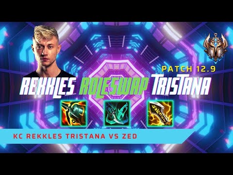 REKKLES ROLESWAP TRISTANA! - KC Rekkles Plays Tristana Mid Lane vs Zed! | LoL Patch 12.9