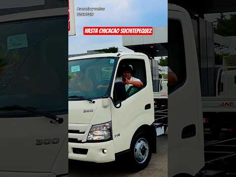 Entregando hino 716 serie 300 de 5.25T. Hasta Chicacao Suchitepequez Guatemala #hinoguatemala