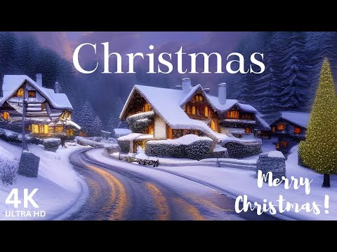 Christmas Wonderland 4K - scenic Winter Relaxation Film with  Christmas Songs