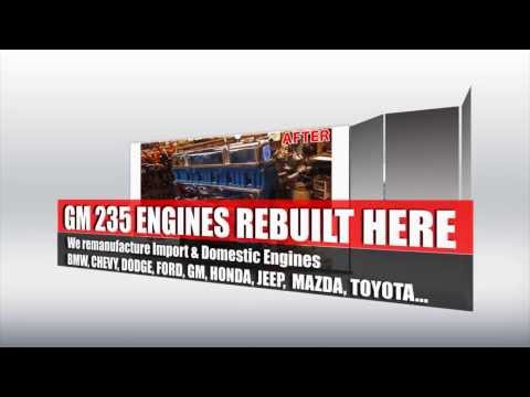 Chevy GM 235 Remanufactured Engine rebuilding.