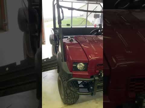 Badlands 3500 winch on a Kawasaki mule 4010