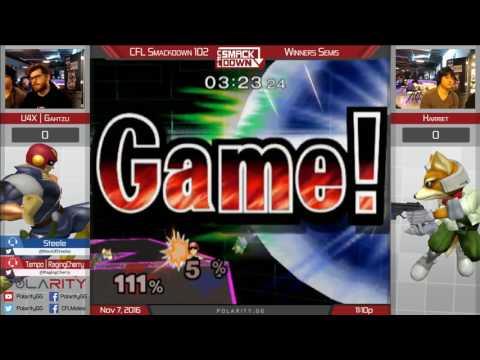 CFL Smackdown 102 Melee - U4X Gahtzu (Falcon) vs Harriet (Fox) - Winners Semis