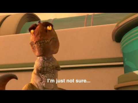 Tiny the T rex scene