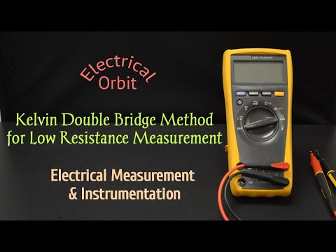 Low Resistance Measurement Method l Kelvin Double Bridge with Problem Solving